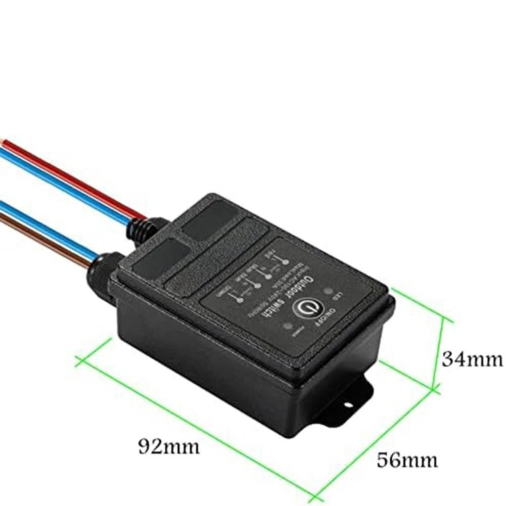 30A Remote Switch Pump for Motors - ABS Housing Anti-Interference Coding