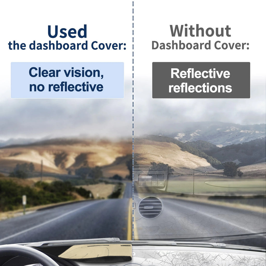 Dash Cover for Lexus CT 200H Without HUD 2011–2019 Polyester Black