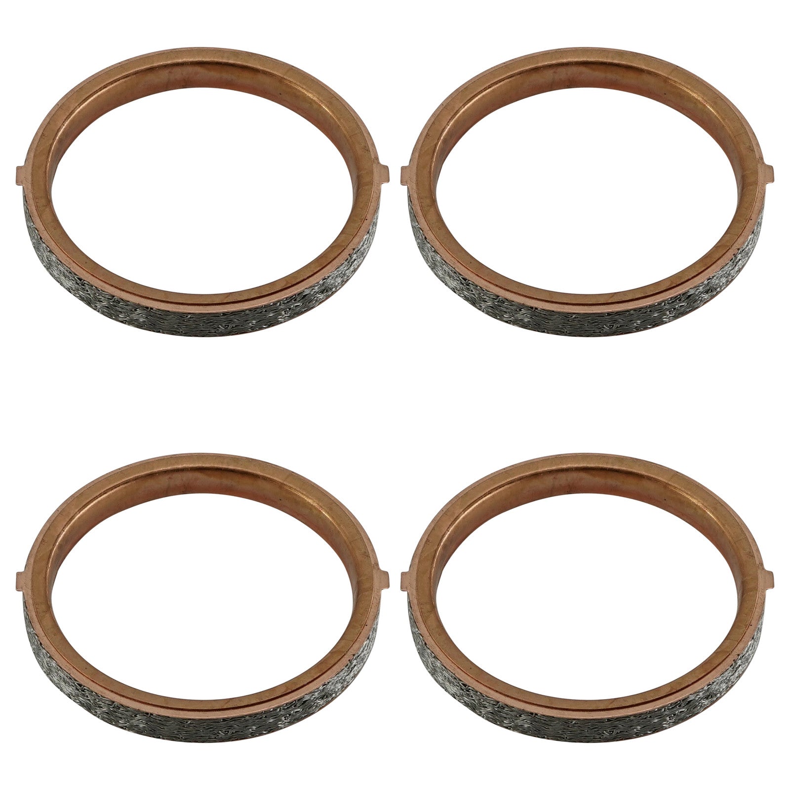 Exhaust Muffler Pipe Gaskets OEM Replacement for Suzuki GSX-R1000 2001–2006