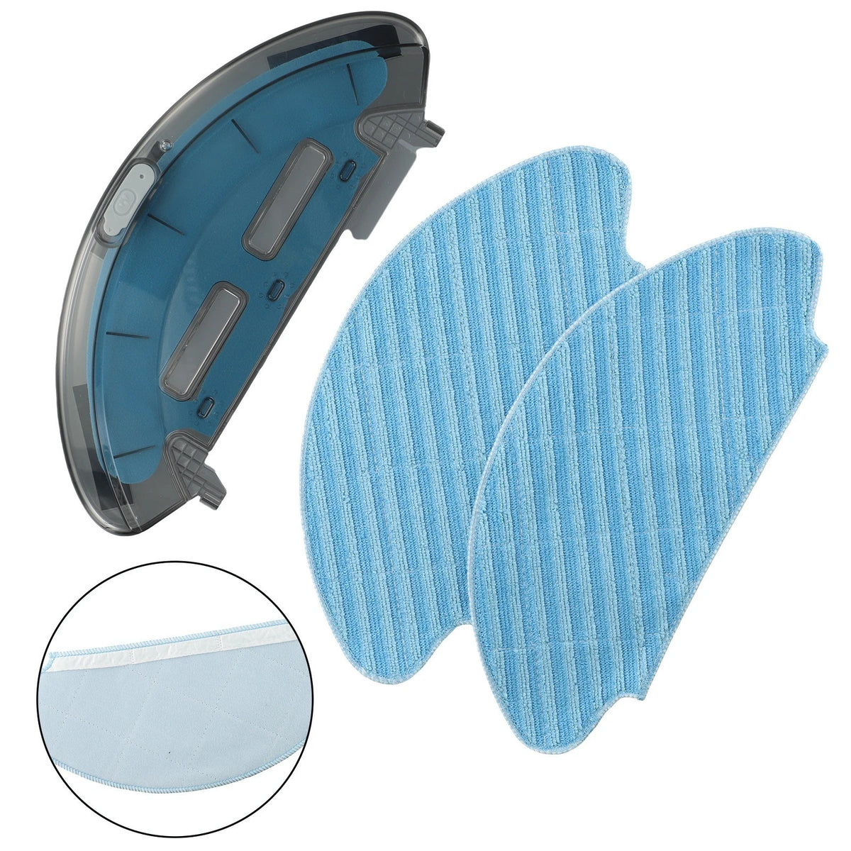 Water Tank + Cleaning Mops for Medion MD 19601 Robotic Vacuum Cleaner