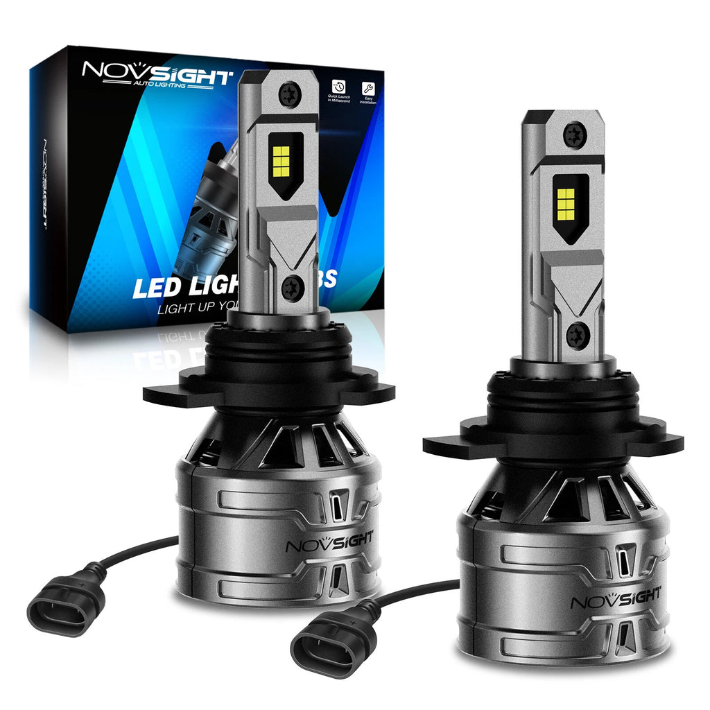 2X 9012 HIR2 LED Headlight Bulbs for NOVSIGHT (6500K)