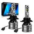 2X 9012 HIR2 LED Headlight Bulbs for NOVSIGHT (6500K)