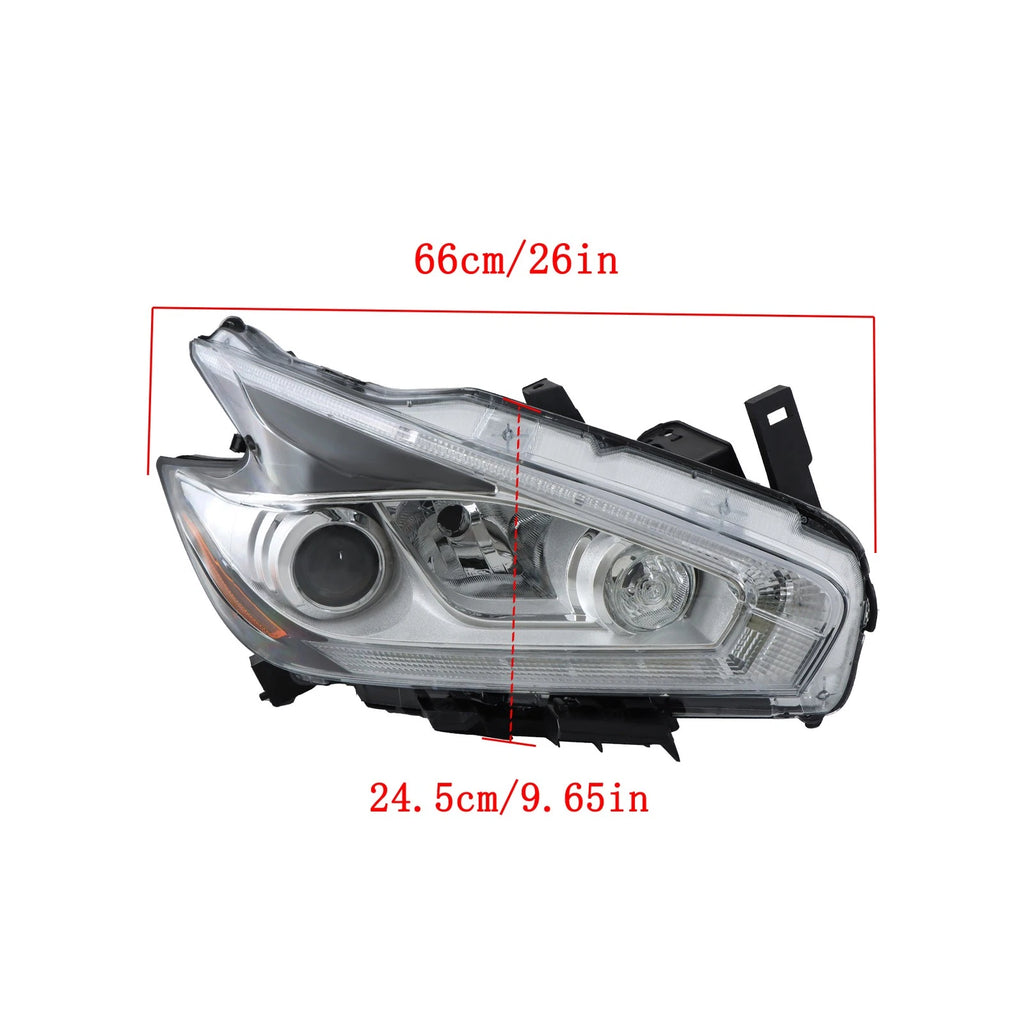 Headlight Assembly for Nissan Murano (2015–2016) Right Halogen LED DRL