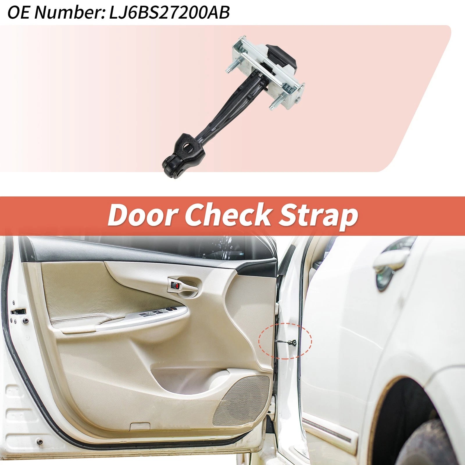 Door Check Strap Replacement for Ford Kuga Escape 2019–2025