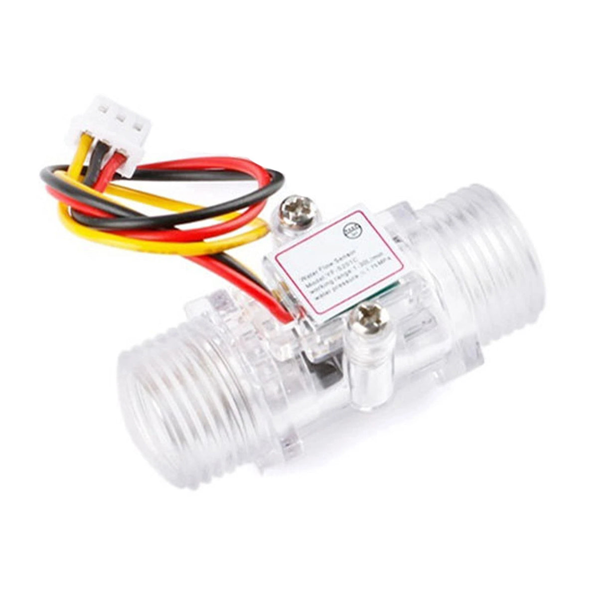 G1/2" Copper Water Flow Hall Sensor Switch Flow Meter for Universal Use