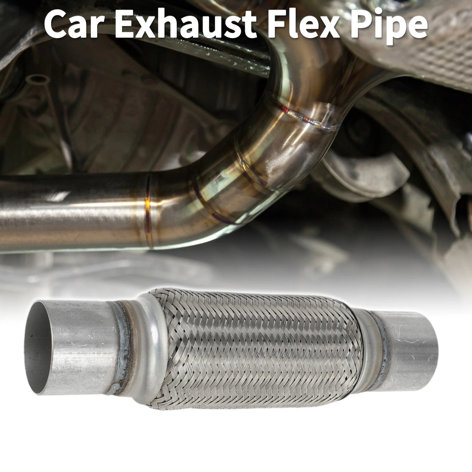 Exhaust Flex Pipe 2.48 Inch OD for Universal Applications (1Pc)