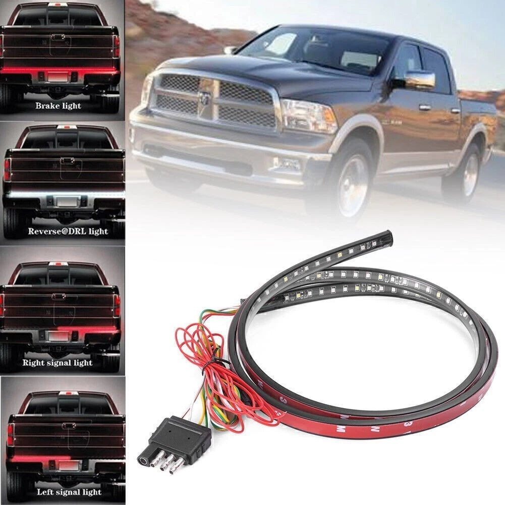 5-Function LED Tailgate Brake Light Strip for Chevy Honda Ram