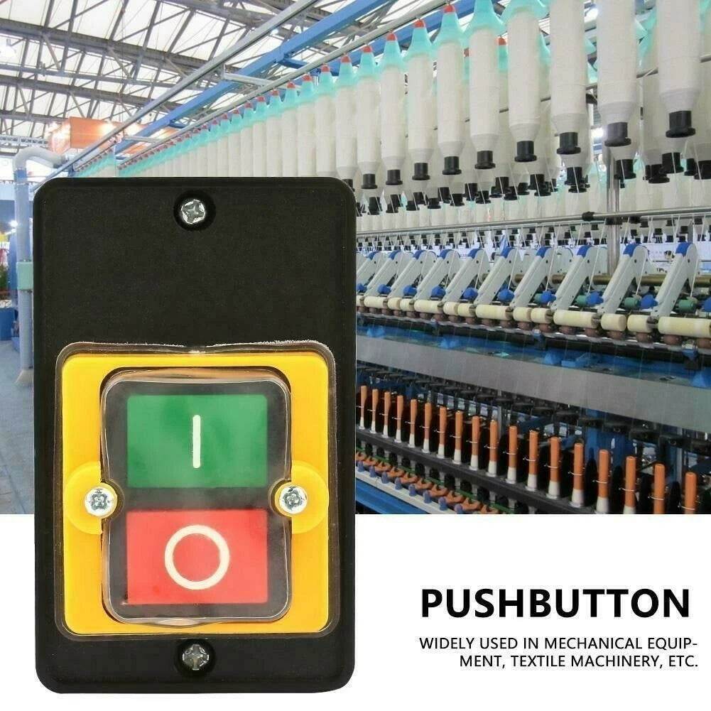 Push Button Switch 10A AC220V/380V for Equipment (1 pcs)
