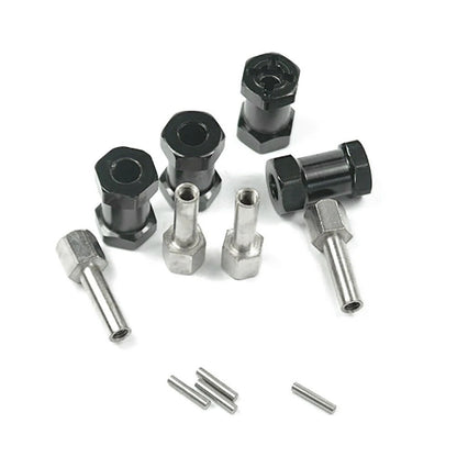 Alloy Wheel Hub Hex 12mm Extension Adapter for SCX10 RC4WD D90 (1/10)