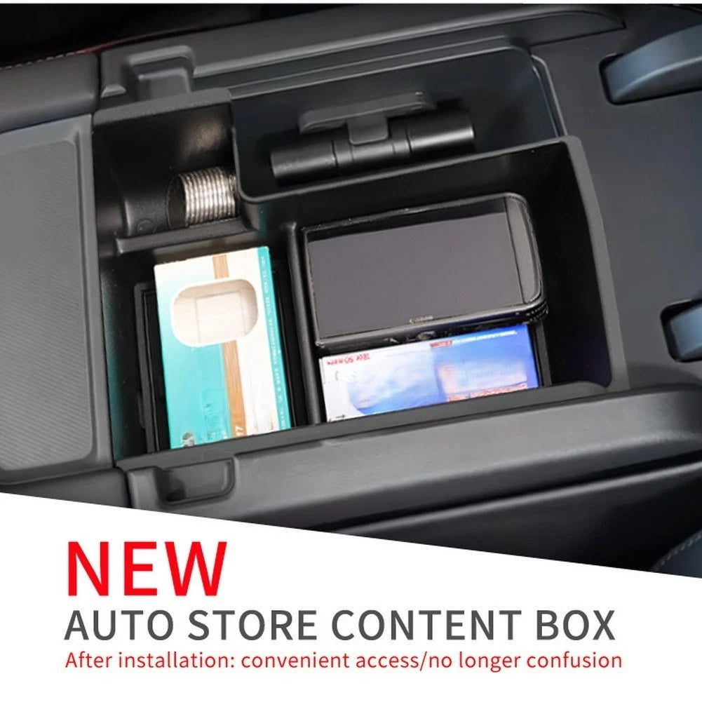 Armrest Storage Box Noise Reduction Compact Storage Car Interior Organizer