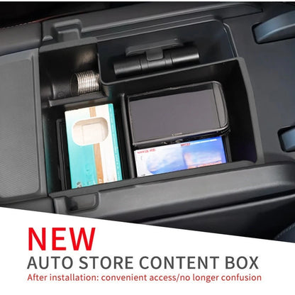 Armrest Storage Box Noise Reduction Compact Storage Car Interior Organizer
