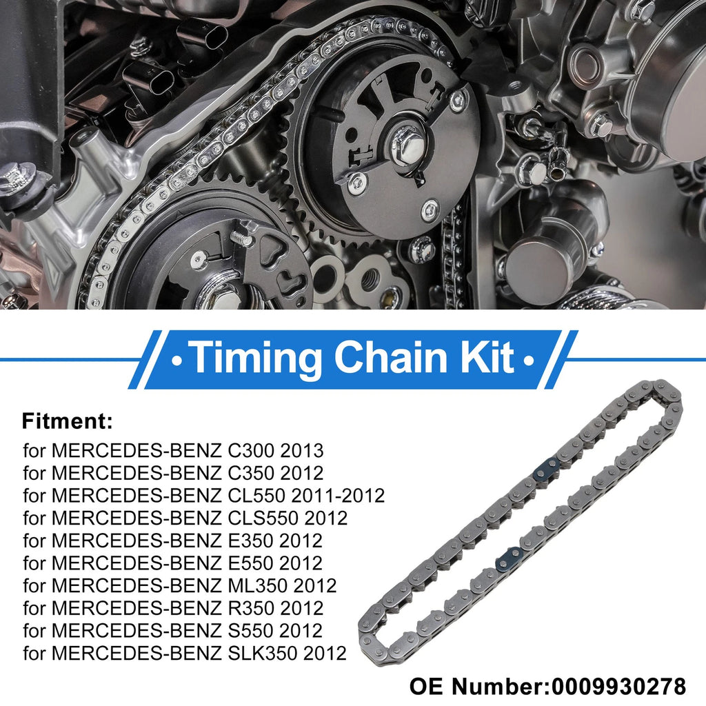 Timing Chain Kit Replacement for Mercedes-Benz C300 C350 (2013–2019)