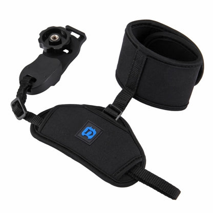 Adjustable Hand Grip Wrist Strap + 1/4" Screw Plate for SLR/DSLR Camera