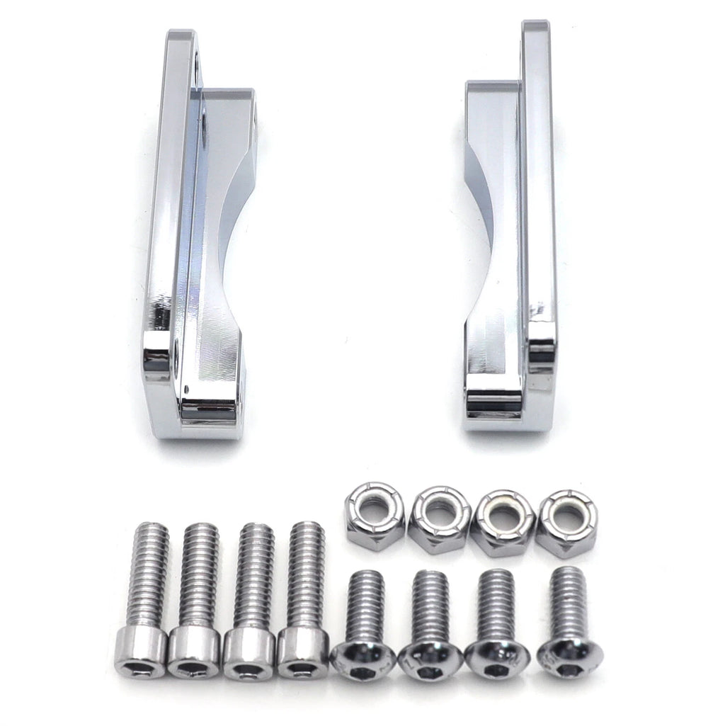Chrome Front Fender Relocator Kit for Harley Touring FLHT FLHR (2003–2013)