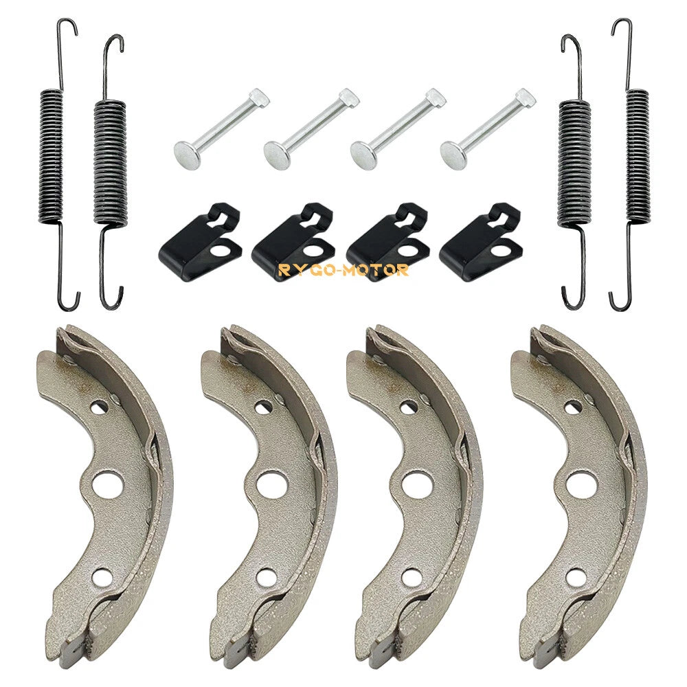 Front Brake Shoes Springs Pins Kit for Honda Odyssey Pilot (350, 400)