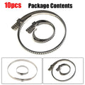 Crimp Clamp Kit for Various Applications (Stainless Steel)