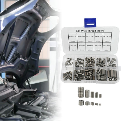 150pcs Thread Repair Kit for Various Sizes M3 to M8