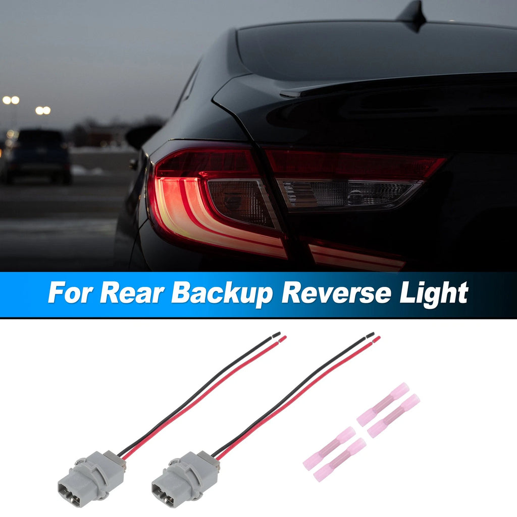 Rear Backup Reverse Light Bulb Socket Holder Wire Harness for Honda (2000–2006)