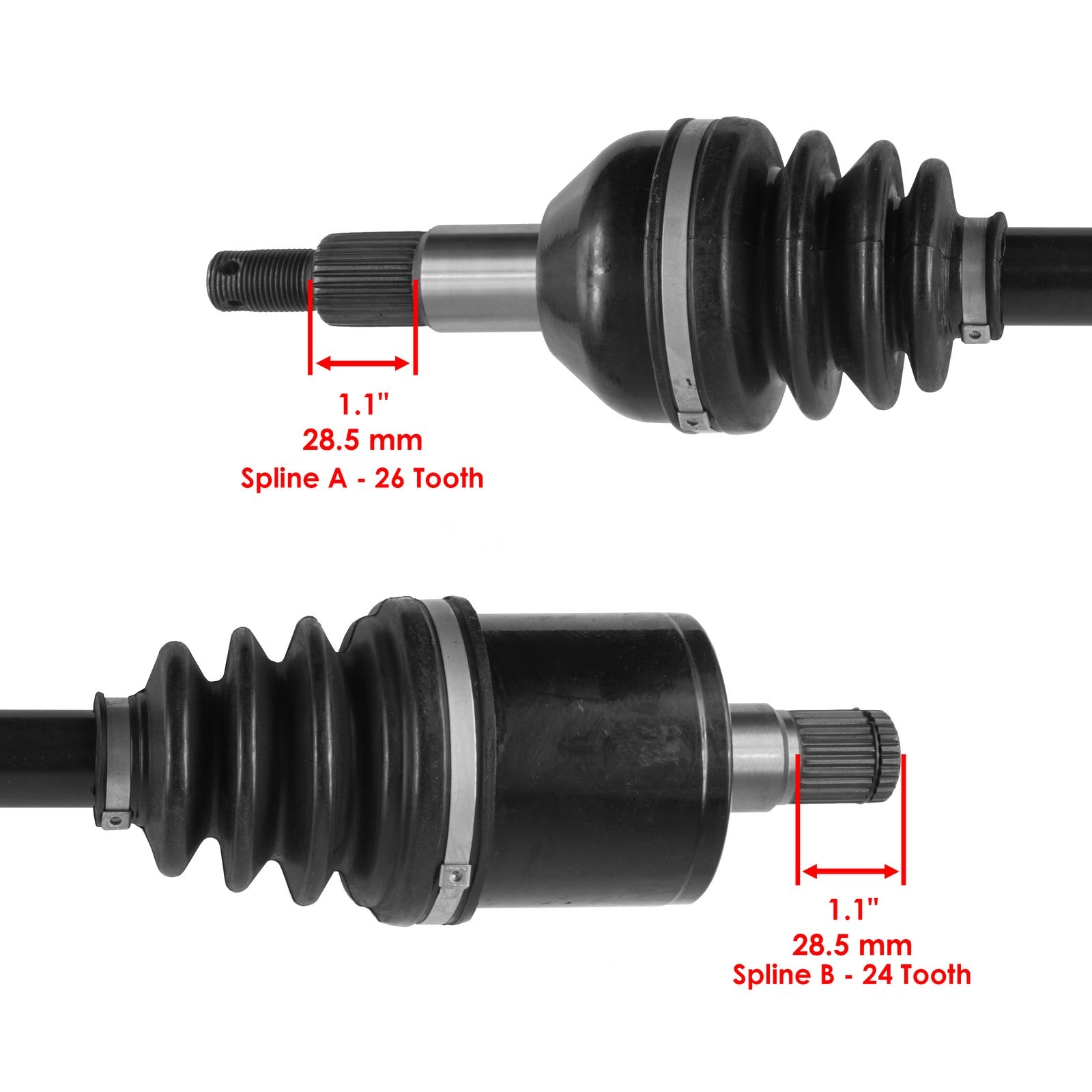 Rear Right Complete CV Joint Axle Replacement for Can-Am Outlander 800R (2009–2012)