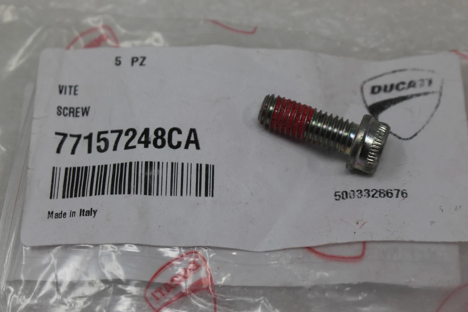 Screw for Ducati Monster Multistrada (2017–2025) 77157248CA