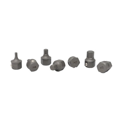 7-Piece Stubby Metric Hex Bit Set