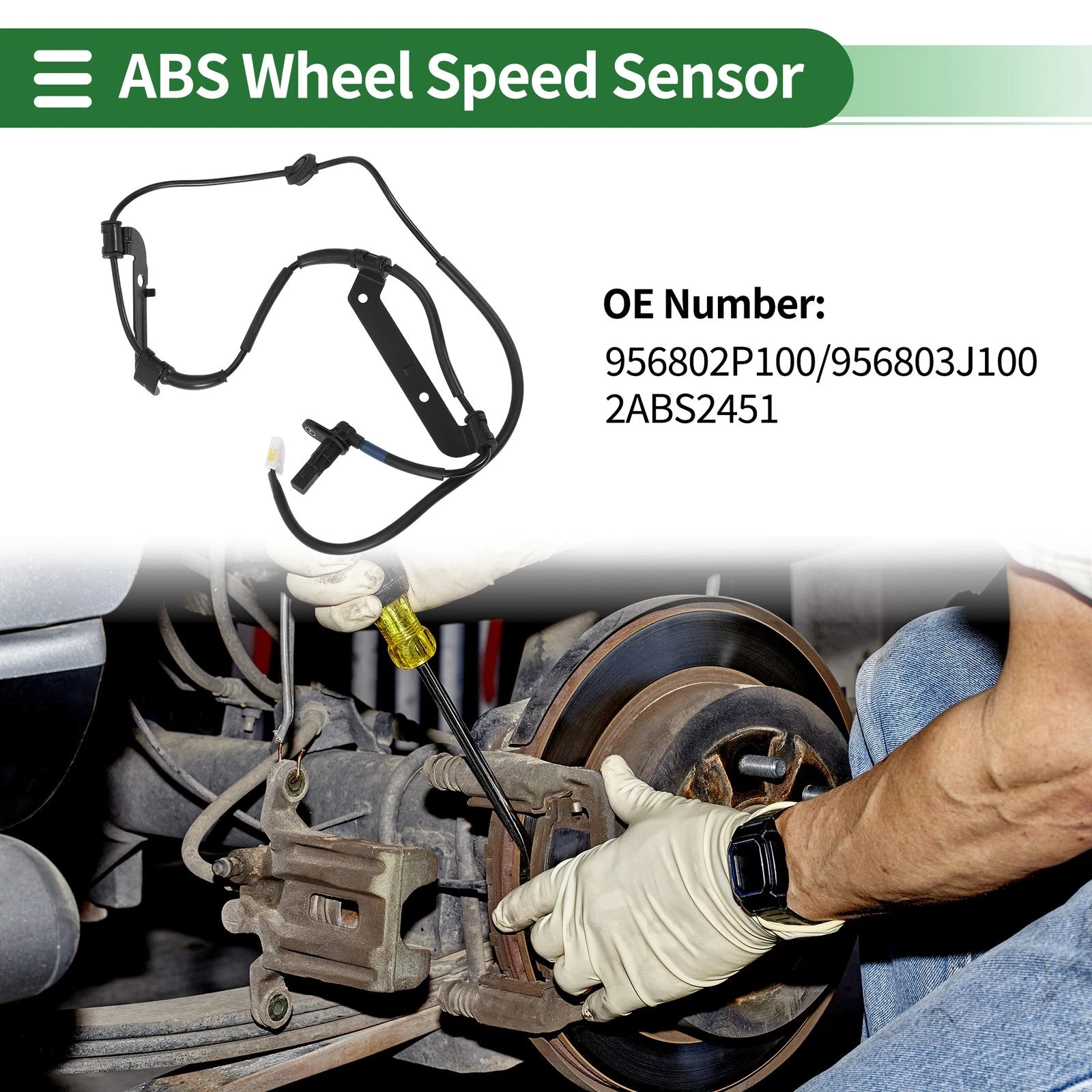 ABS Wheel Speed Sensor Replacement for Hyundai Veracruz Kia Sorento (2010–2015)