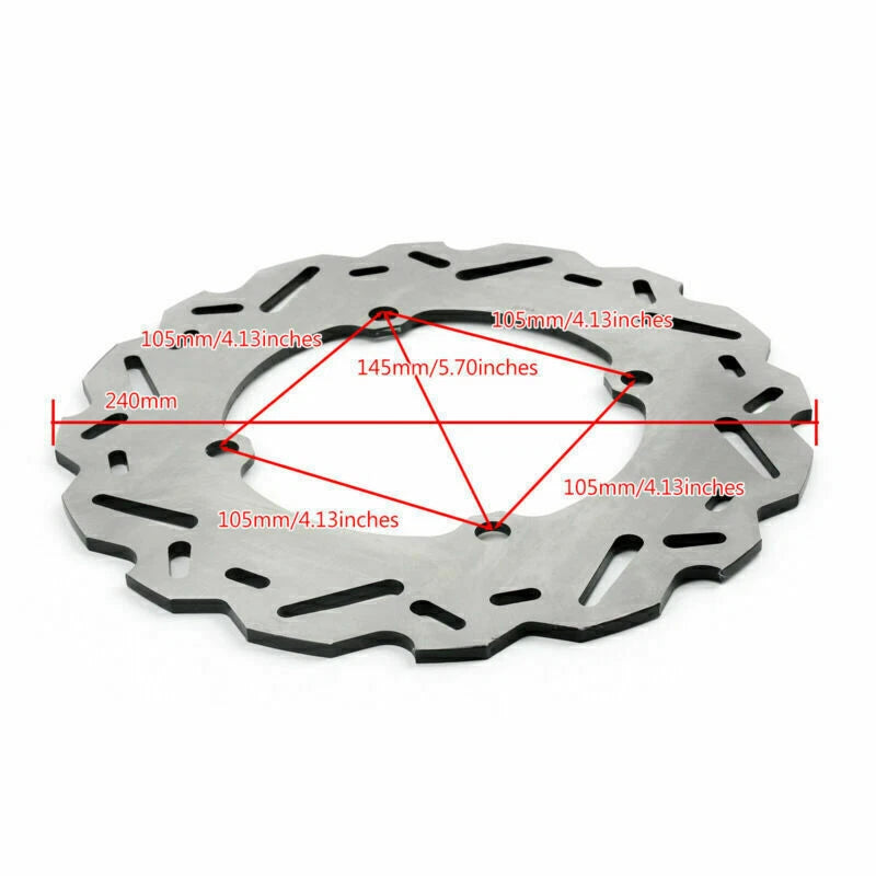Rear Brake Disc Rotor for Honda CB500X 500F (2013–2014), CBR500R CB650F (2014–2015) T9