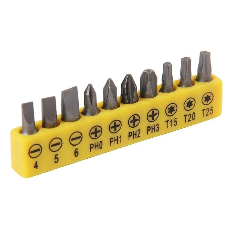 Flat Head Hex Shank Bit Set for Automotive Repair Tools