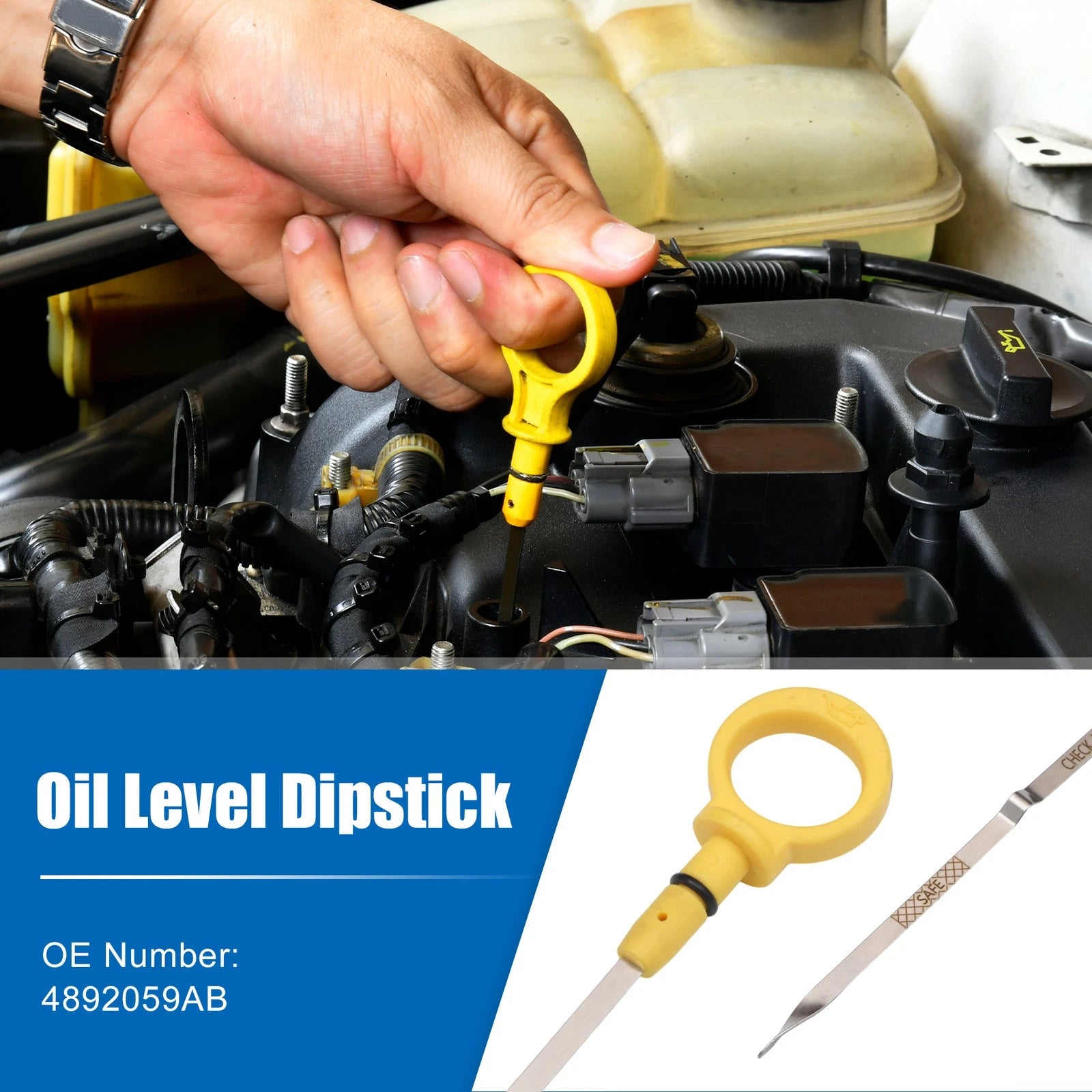 Engine Oil Level Dipstick Replacement for Dodge Avenger (2008–2010)