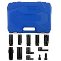 12pc Oxygen Sensor Socket Set for Universal Use (1/2", 3/8", 22mm, 27mm, 29mm)