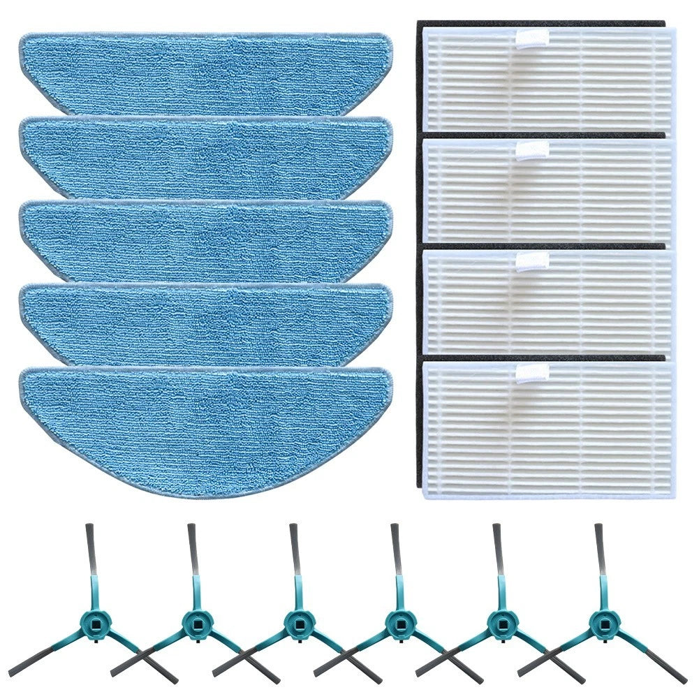 Replacement Filter Mop Brush Kit for MEDION Robot Vacuum Cleaner