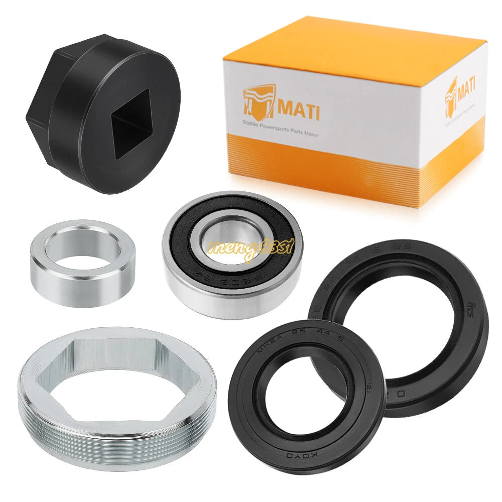 Steering Stem Tool & Bearing Seal Holder Nut Kit for Yamaha Grizzly 600-700