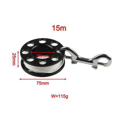 15M 30M 50M Diving Finger Spool Reel for Efficient Gear Management