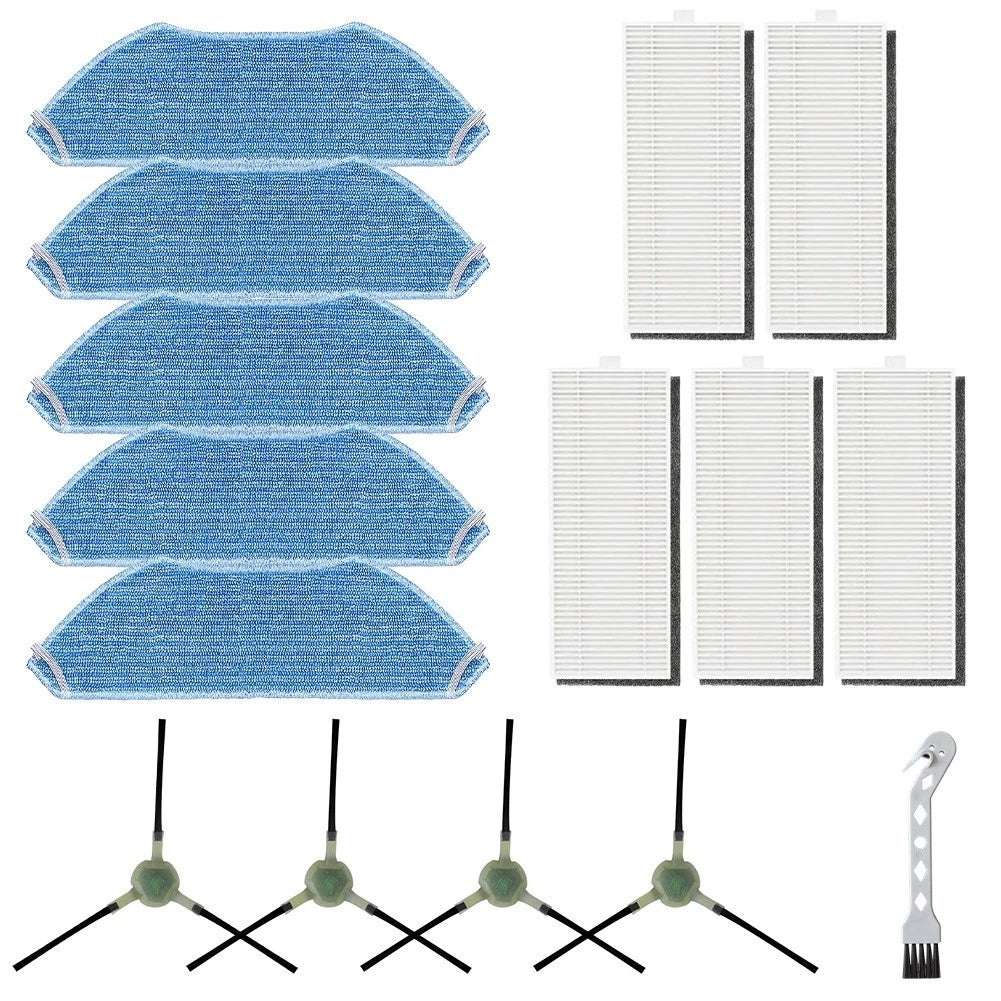 Side Brush Filter Mop Pads for Lefant M2 M2S M2 Pro M2S Pro