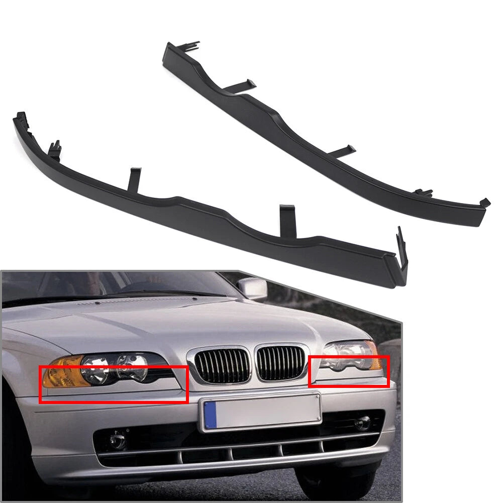 Front Bumper Headlight Lower Molding Trim for BMW 3 Series E46 (1998–2006)