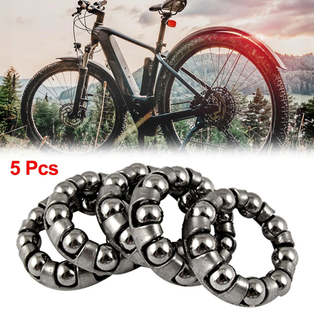 Rear Bicycle Wheel Bearings Replacement for Shimano 9 Ball (5 Pcs)