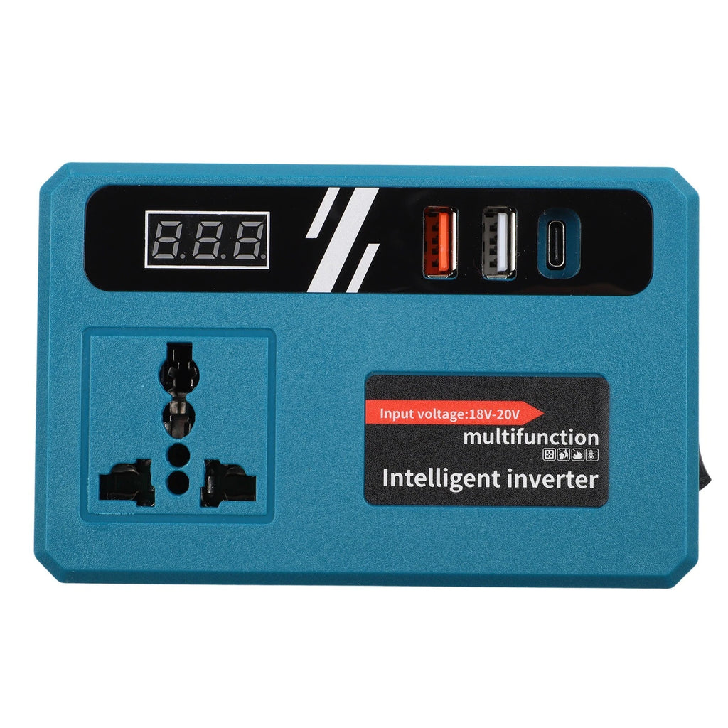 Portable Inverter for DC18V/21V to AC220V Max Load 120W