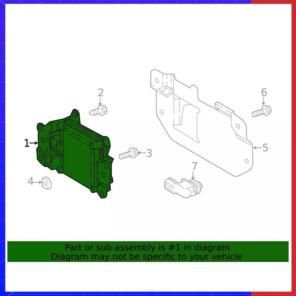 Adaptive Cruise Control Distance Sensor Radar for Toyota C-HR (2019–2022)