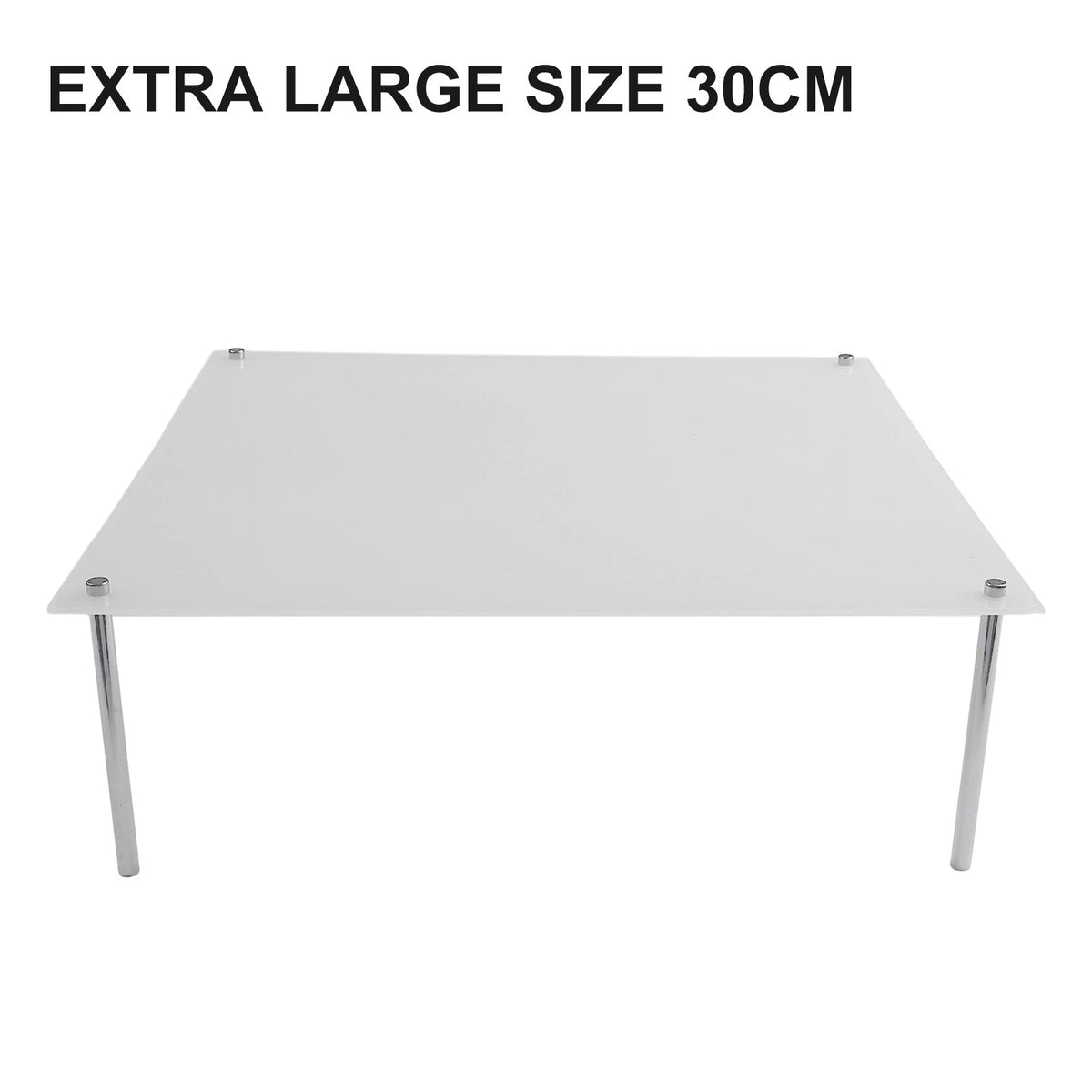 Set of 4 Dessert Display Cake Stands 15cm/20cm/25.4cm/30cm 2mm Thick