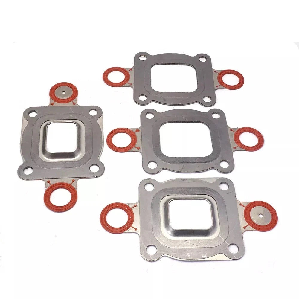 Dry Joint Exhaust Riser Spacer Kit for Mercruiser V6 V8 (Replace 864929A3 864929A1)