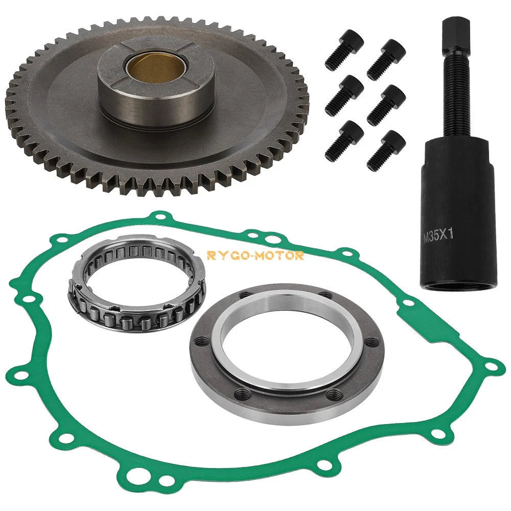 Starter Clutch Kit with Flywheel Puller & Gasket for Bruin 350 YFM350 (2004–2006)