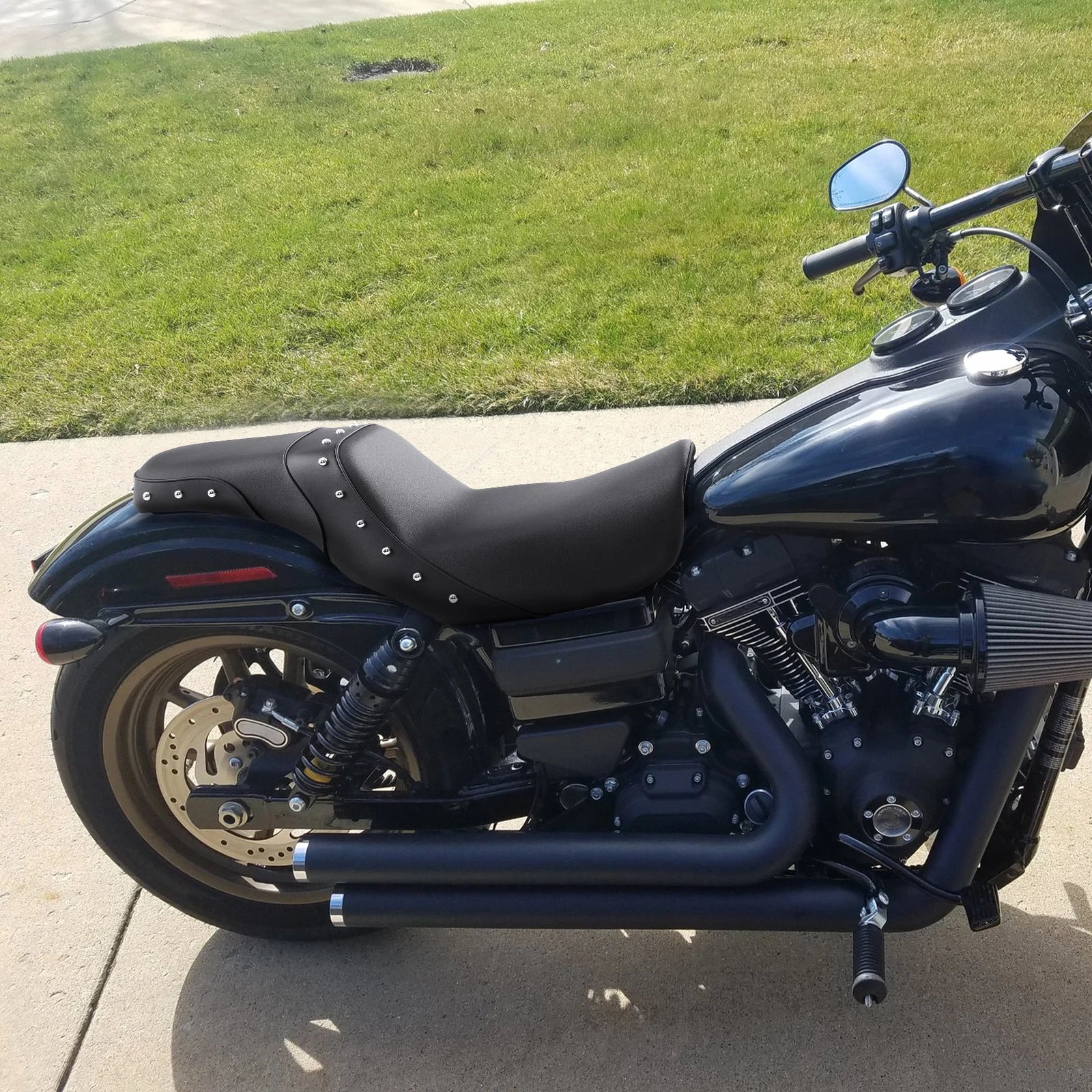 Driver & Passenger Seat for Harley Dyna Low Rider Super Glide FXD (2006–2017)