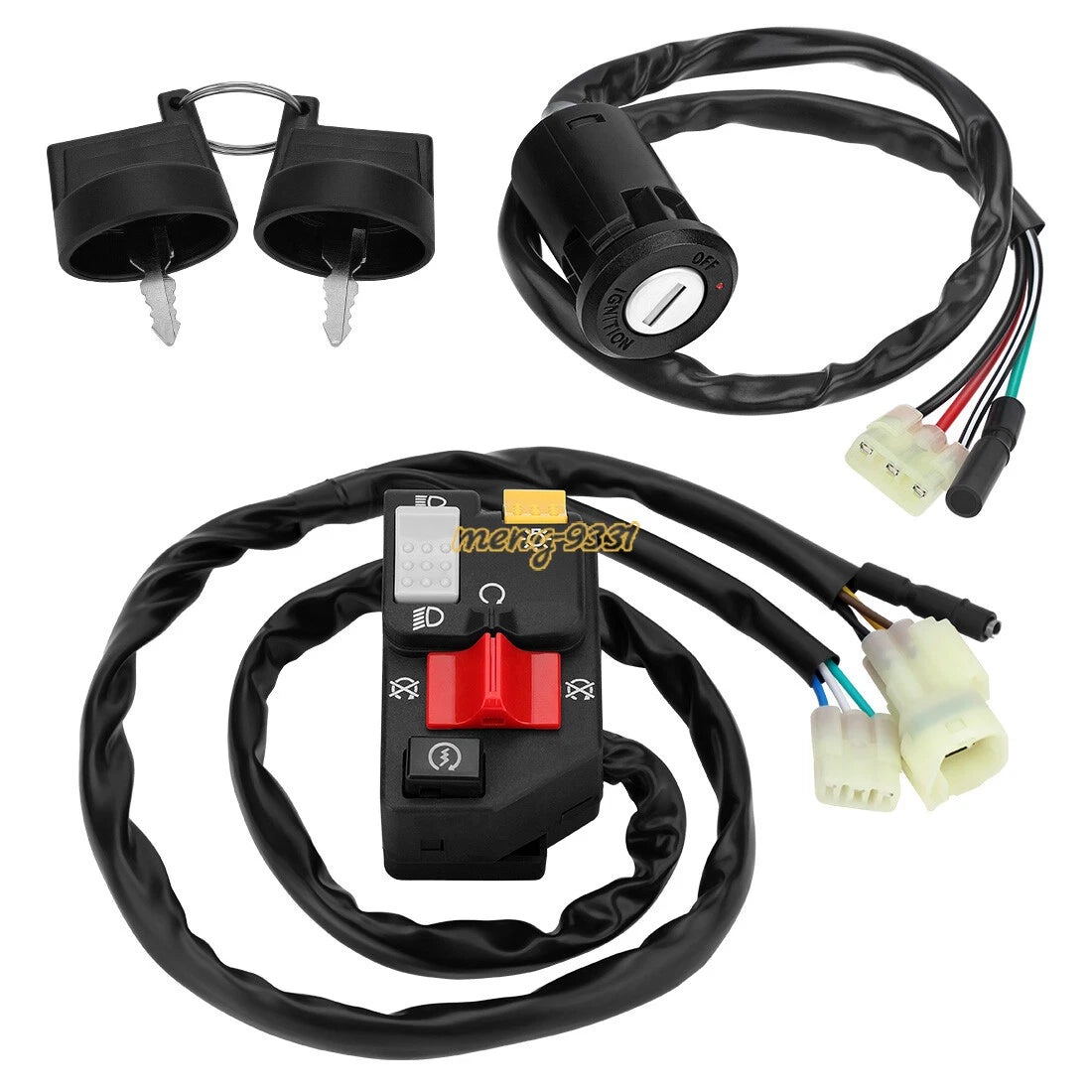 Handlebar Switch & Ignition Key Switch for Honda Sportrax 250 TRX250EX (2006–2007)