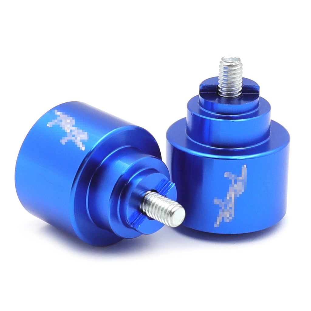 Blue Bar Ends Hand Grip Handlebar End Caps for CBR 929RR (2000–2001)