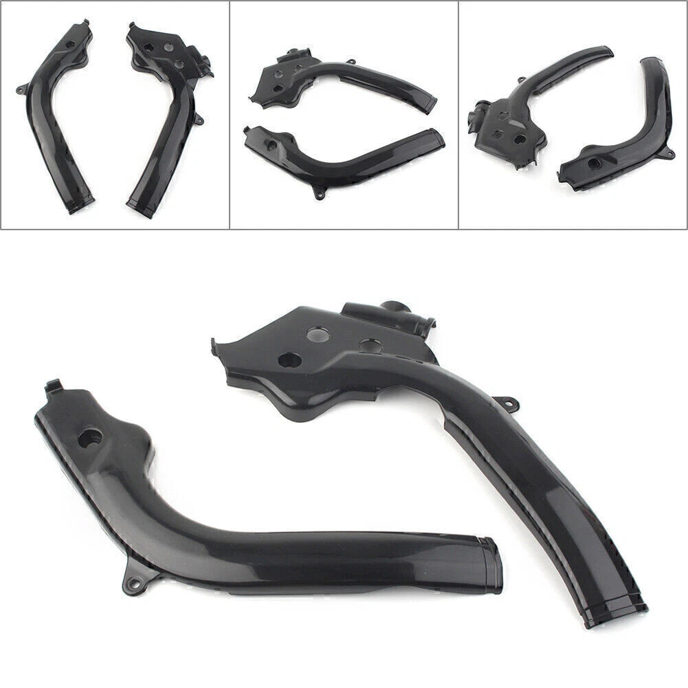 Black Plastic Frame Guards for KTM SX SXF EXC 125 250 350 450 (2016–2018)