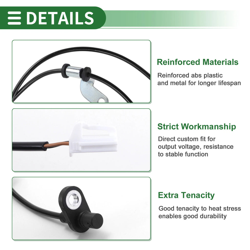 ABS Wheel Speed Sensor for Mazda 6 (2008–2011) No.GS1D4371Y, S1D4371YA