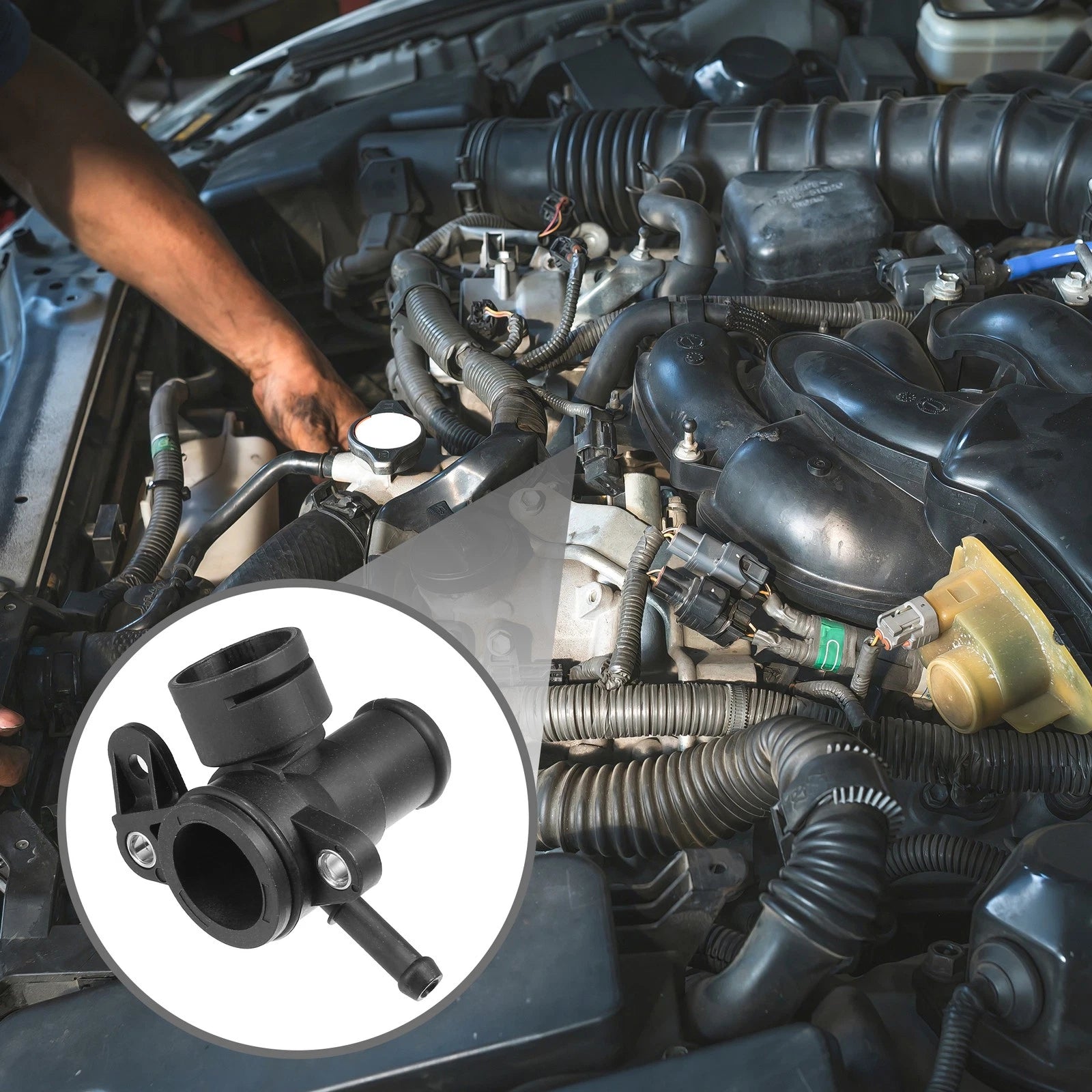Engine Water Pump Coolant Outlet Pipe OEM Replacement for Volkswagen Beetle (2003–2010)