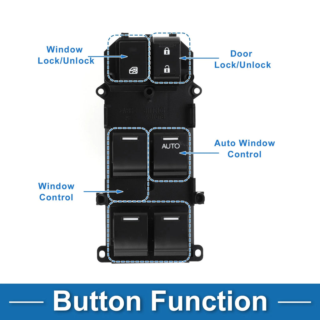 Front Right Power Window Switch for Honda Accord 2008-2012 Window Control