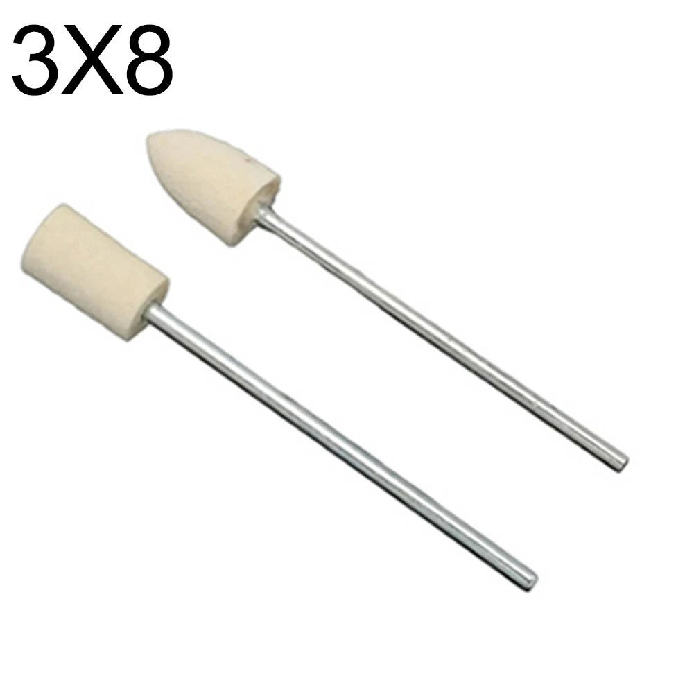 14pcs Extended Wool Wheel Grinding Head Set for Polishing