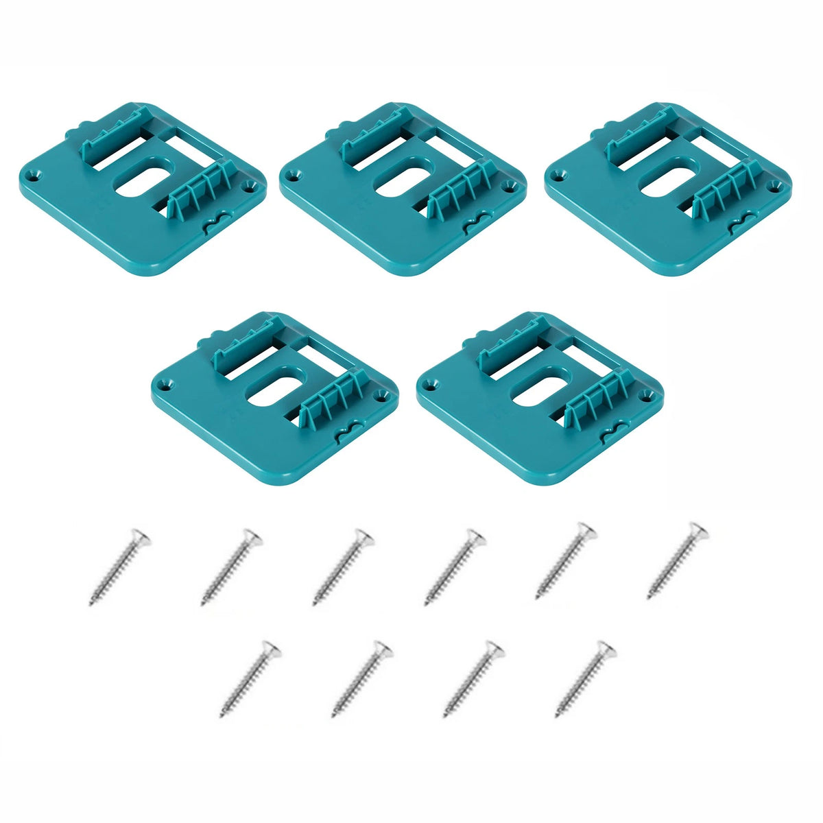 5Pcs Plastic Battery Mounts for Makita Battery